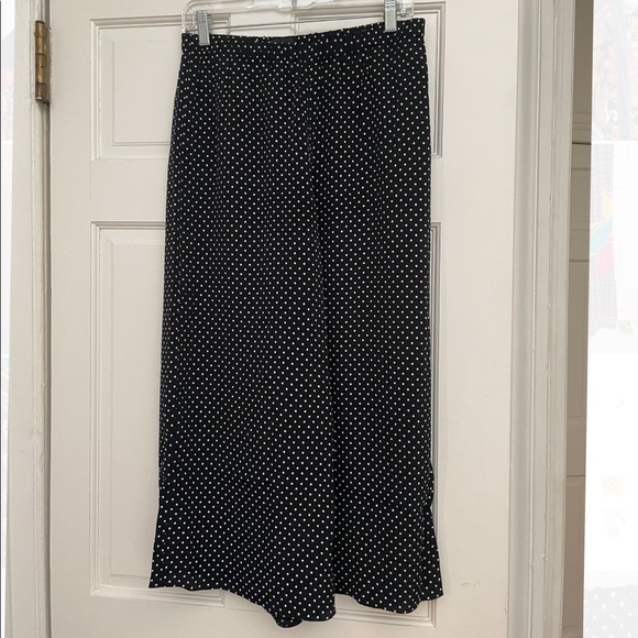 Theory polka dot cropped pant - size S - Picture 2 of 3